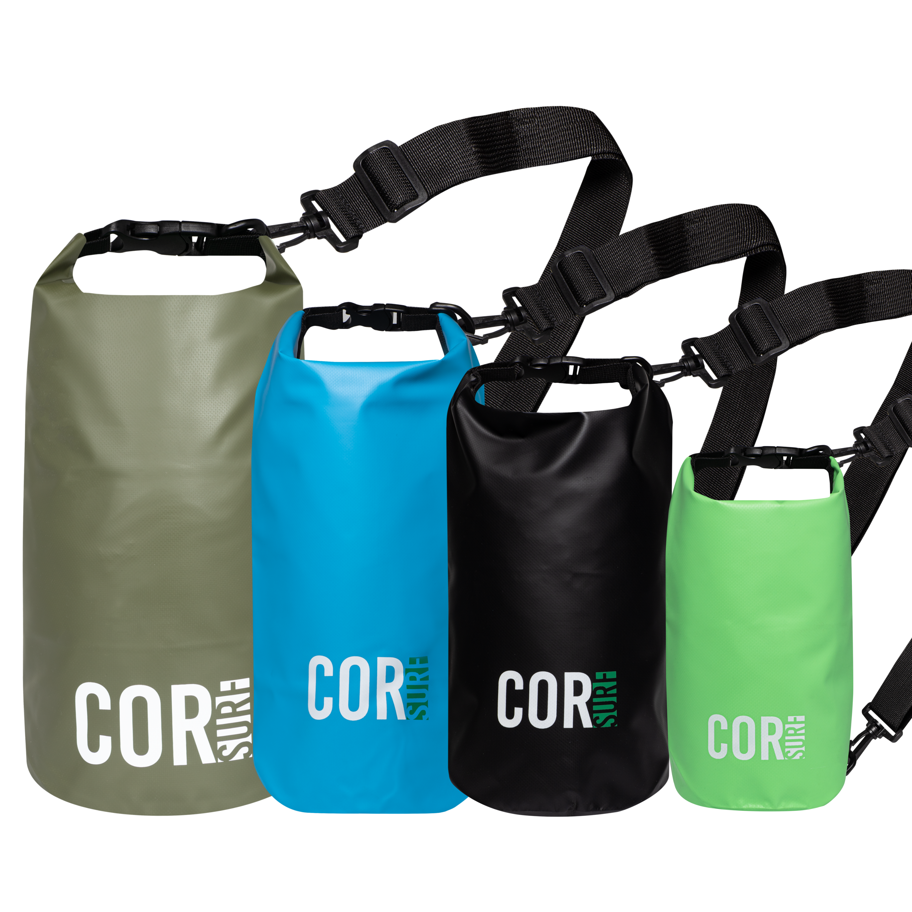 Dry Bag Set 4Pack Cir Surf Kayak Rafting