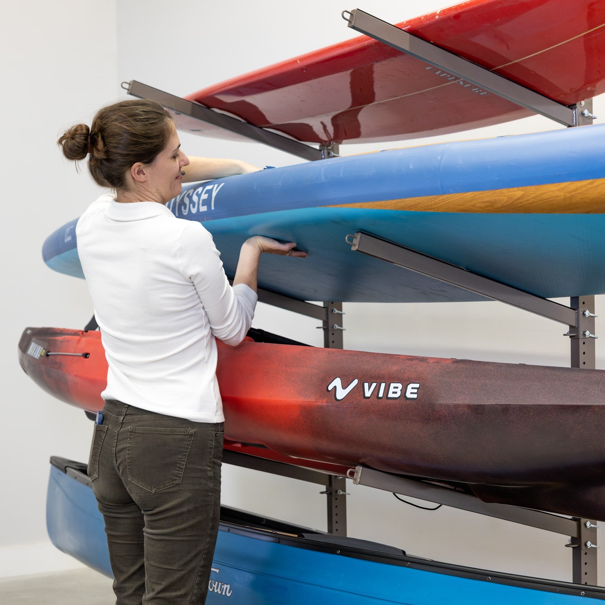 G Watersport Mud 4 Level Kayak Storage Rack