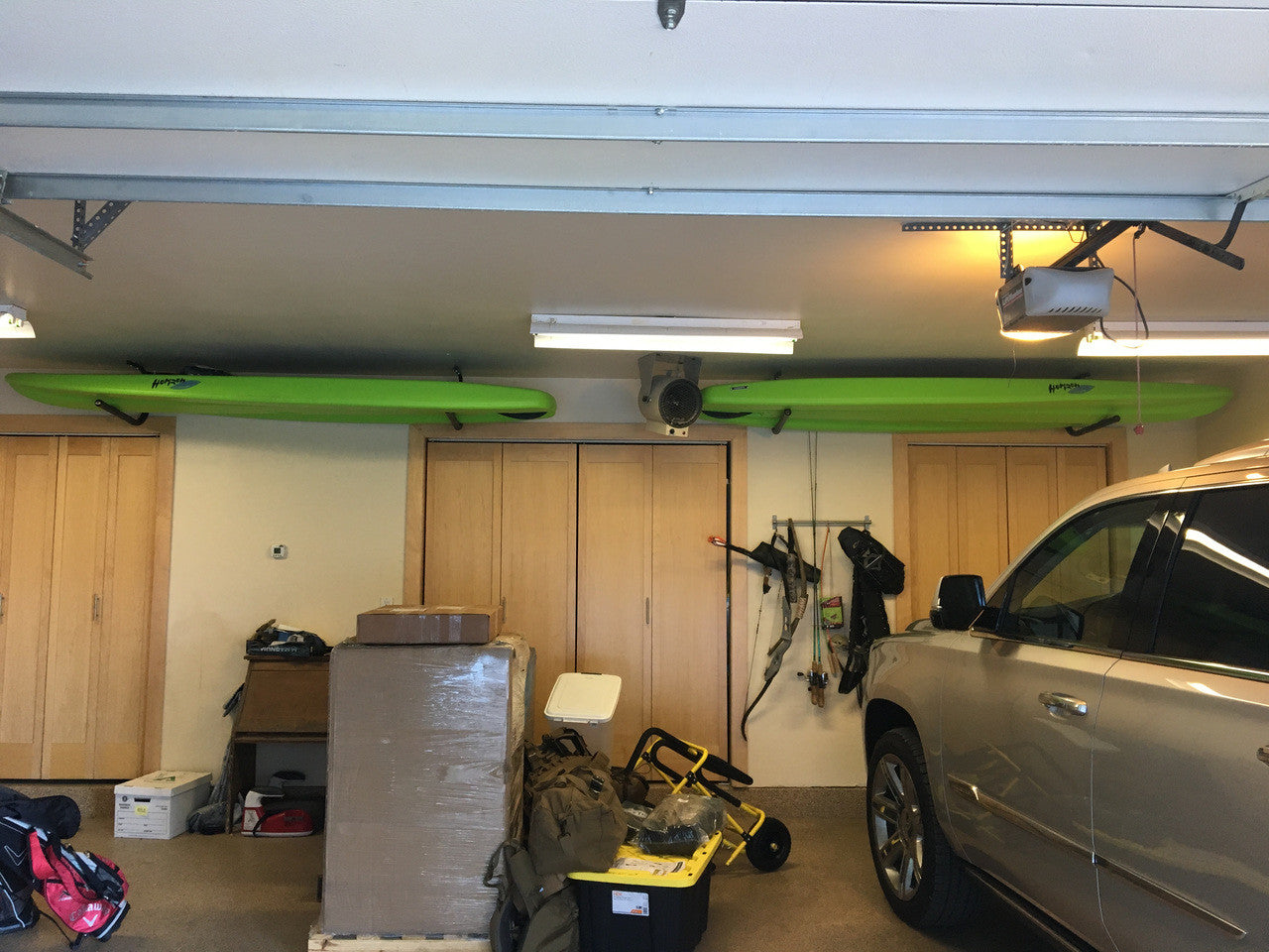 Hi Port 1 Surfboard Storage Ceiling Rack Holds 50 Lbs 9