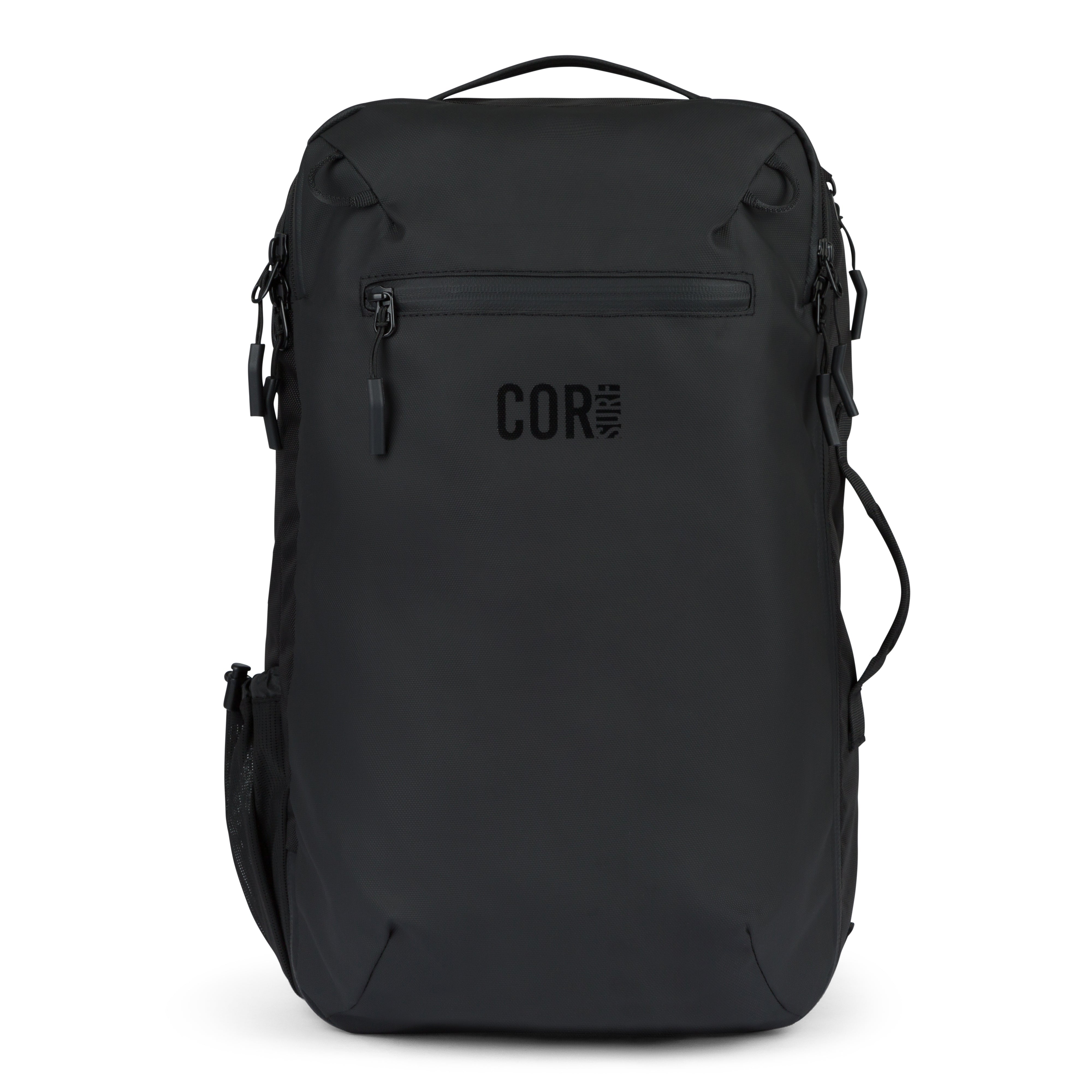 Hopper 28 Black Front Travel Backpack