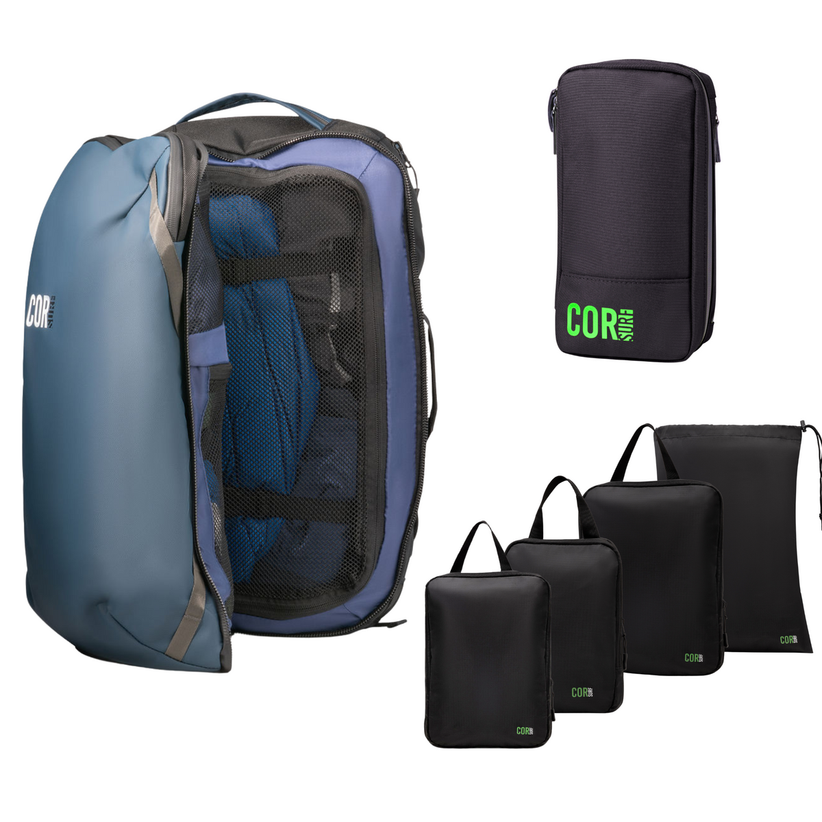 Island Hopper 40L Blue Bundle 4 Pack