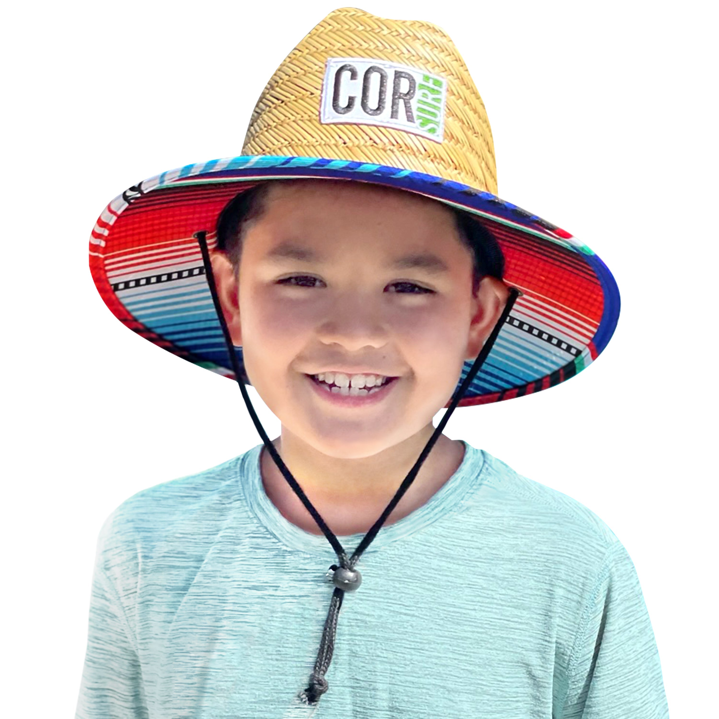 Kids Straw Sun Hat Main Sarape Ayden