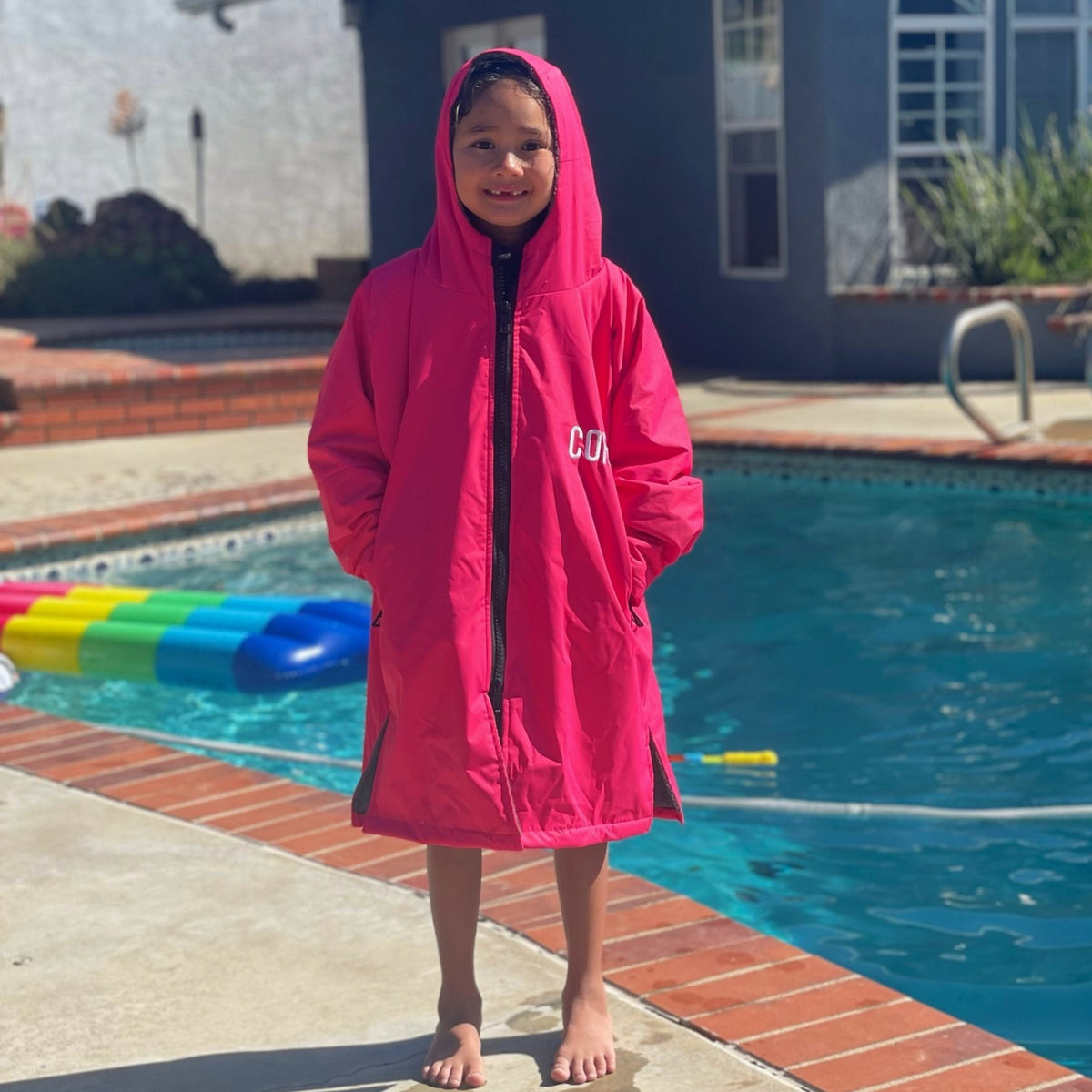 Kids Swim Jacket Pink Xxs