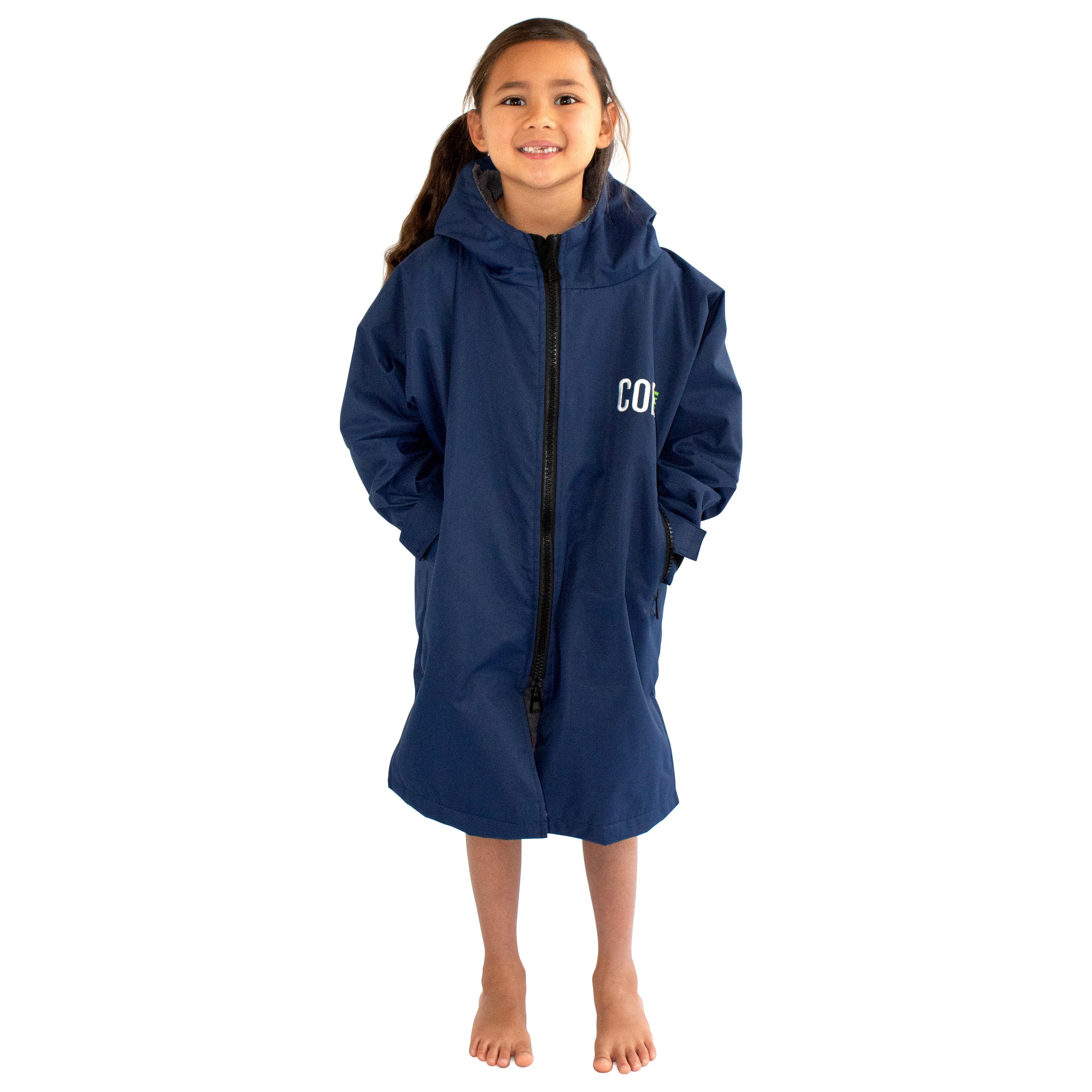 Kids Swim Parka Jacket Blue