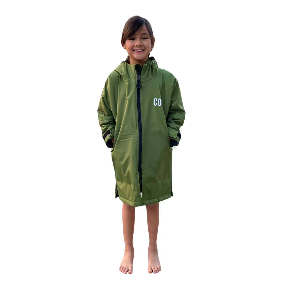 Kids Swimming Jacket Green Xxs