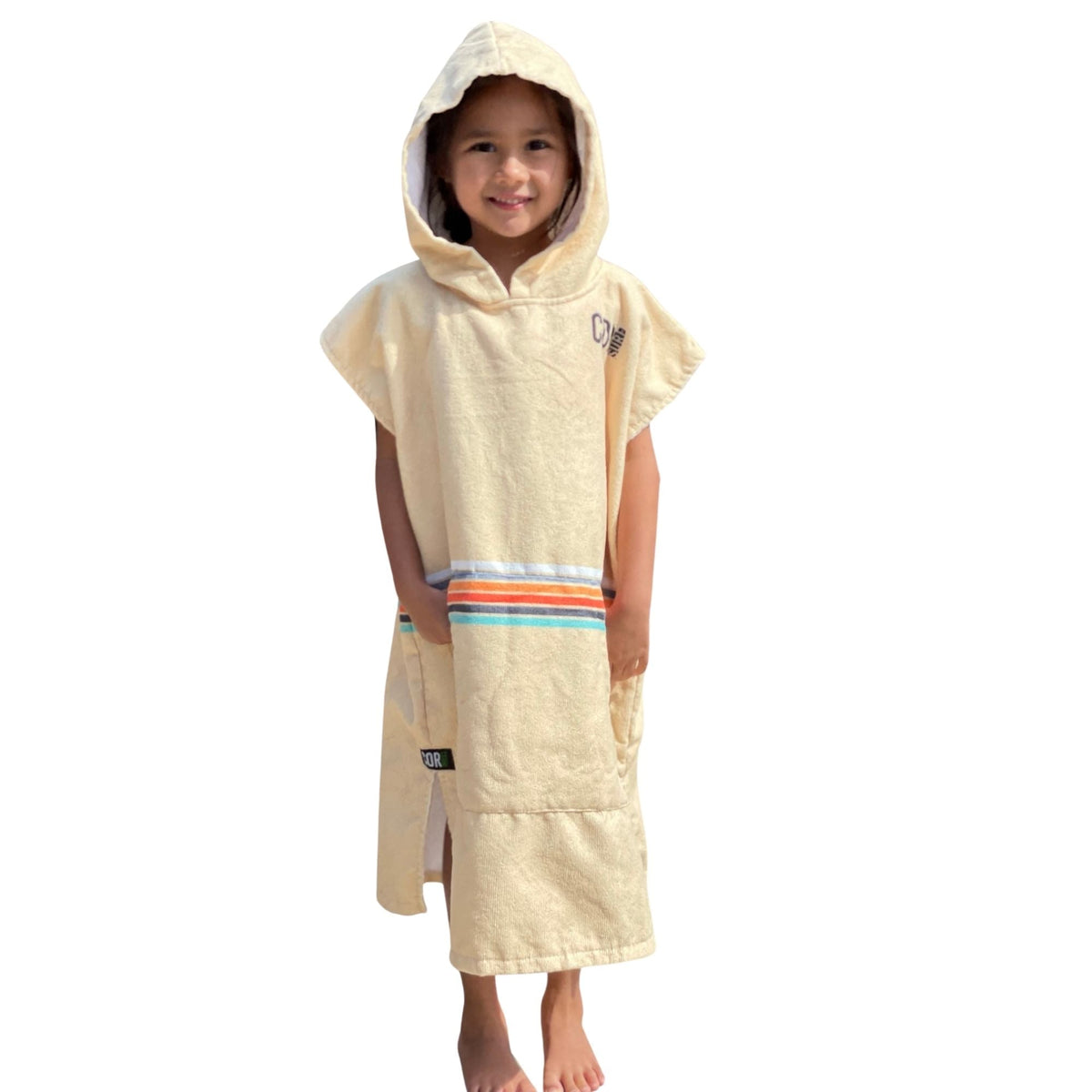 Retro Sand Changing Towel Poncho Kids Small 5