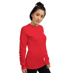 Mens Long Sleeve Shirt Red Right Front 63C88Bce3E18E