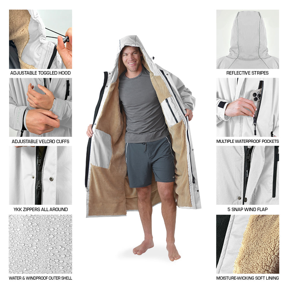 Parka Features White