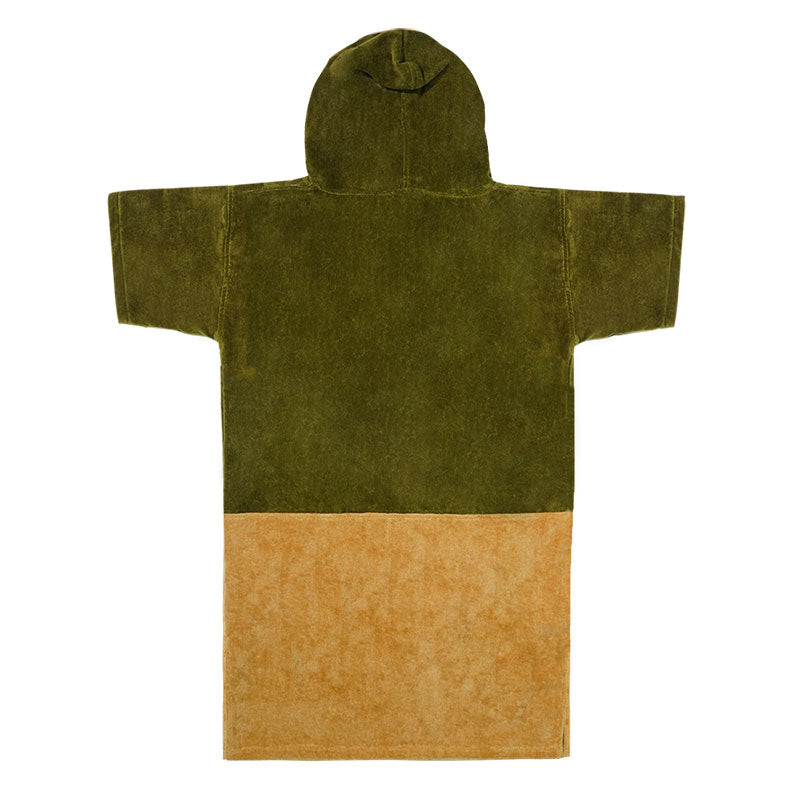Poncho Green Back