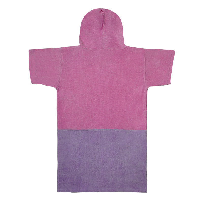 Poncho Pink Back