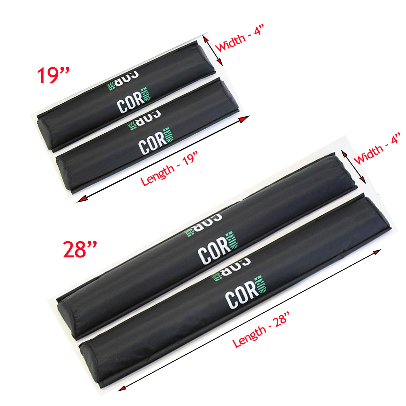 Aero Roof Rack Pads 19 Or 28 For Large Aero Bars 11
