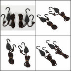 DORSAL Ratchet Canoe and Kayak Bow and Stern Tie Downs 1/4" Heavy Duty Adjustable Rope Hanger Grow Light (2-Pack)