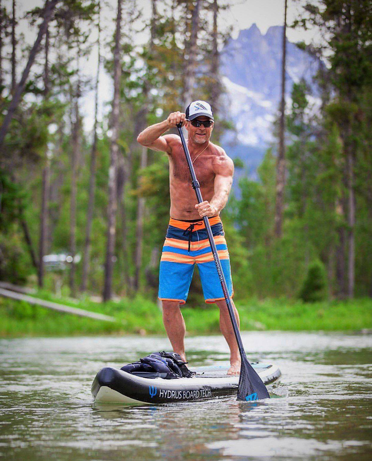 Sale Inflatable Paradise Touring Paddleboard 126X30 Isup Hydrus 735048