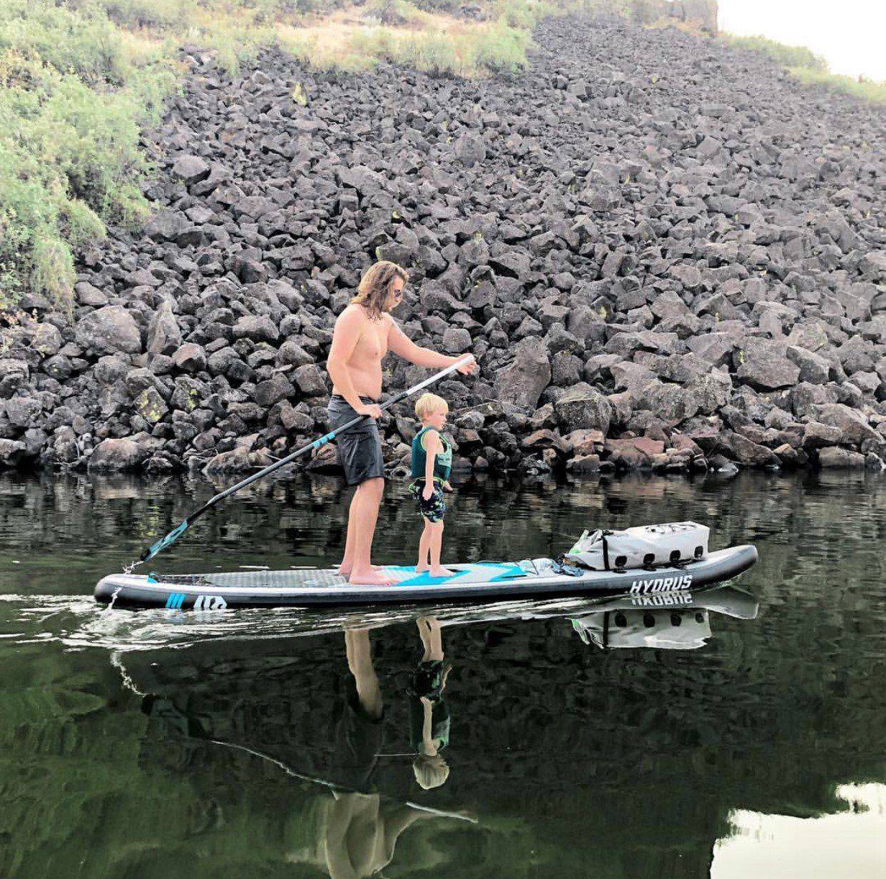 Sale Inflatable Paradise Touring Paddleboard 126X30 Isup Hydrus 913286