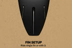 9'6" SanO Longboard Surfboard - Formula Fun