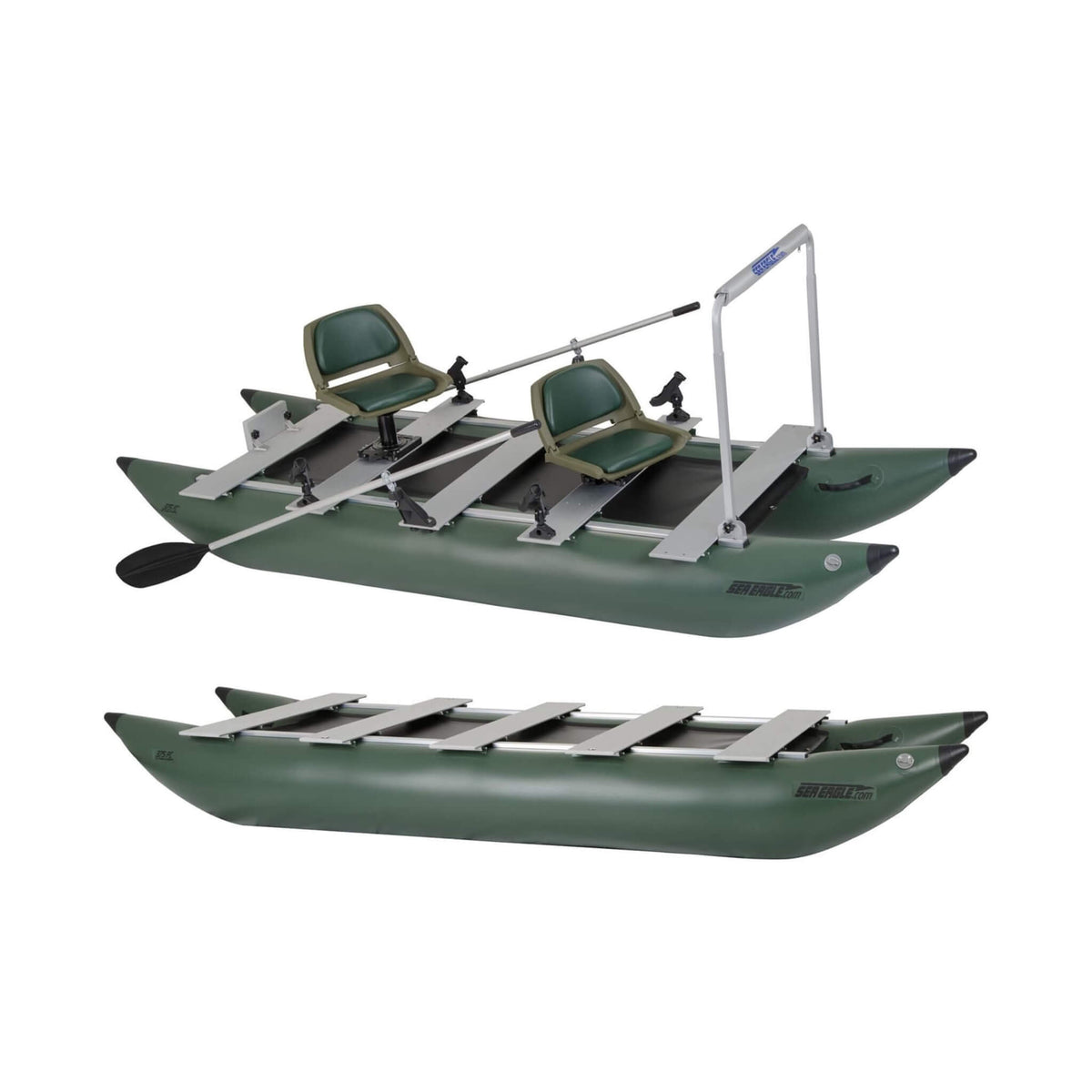 Sea Eagle 375Fc Foldcat 2 Persons Inflatable Fishing Lightweight Pontoon Boat 375Fc Full View Sak34652