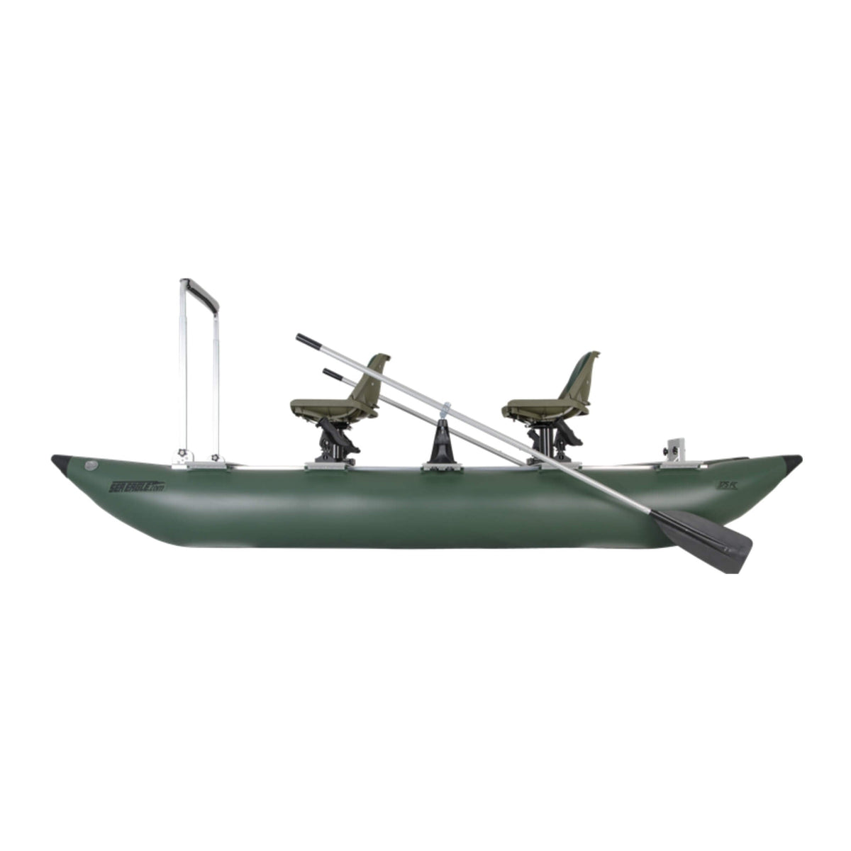 Sea Eagle 375Fc Foldcat 2 Persons Inflatable Fishing Lightweight Pontoon Boat 375Fc Left View Sak34652