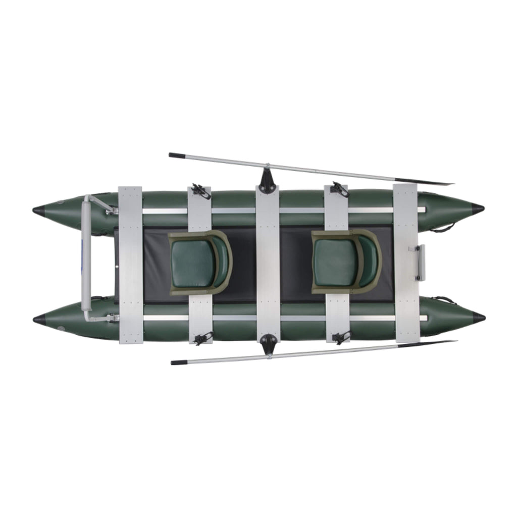 Sea Eagle 375Fc Foldcat 2 Persons Inflatable Fishing Lightweight Pontoon Boat 375Fc Top View Sak34652