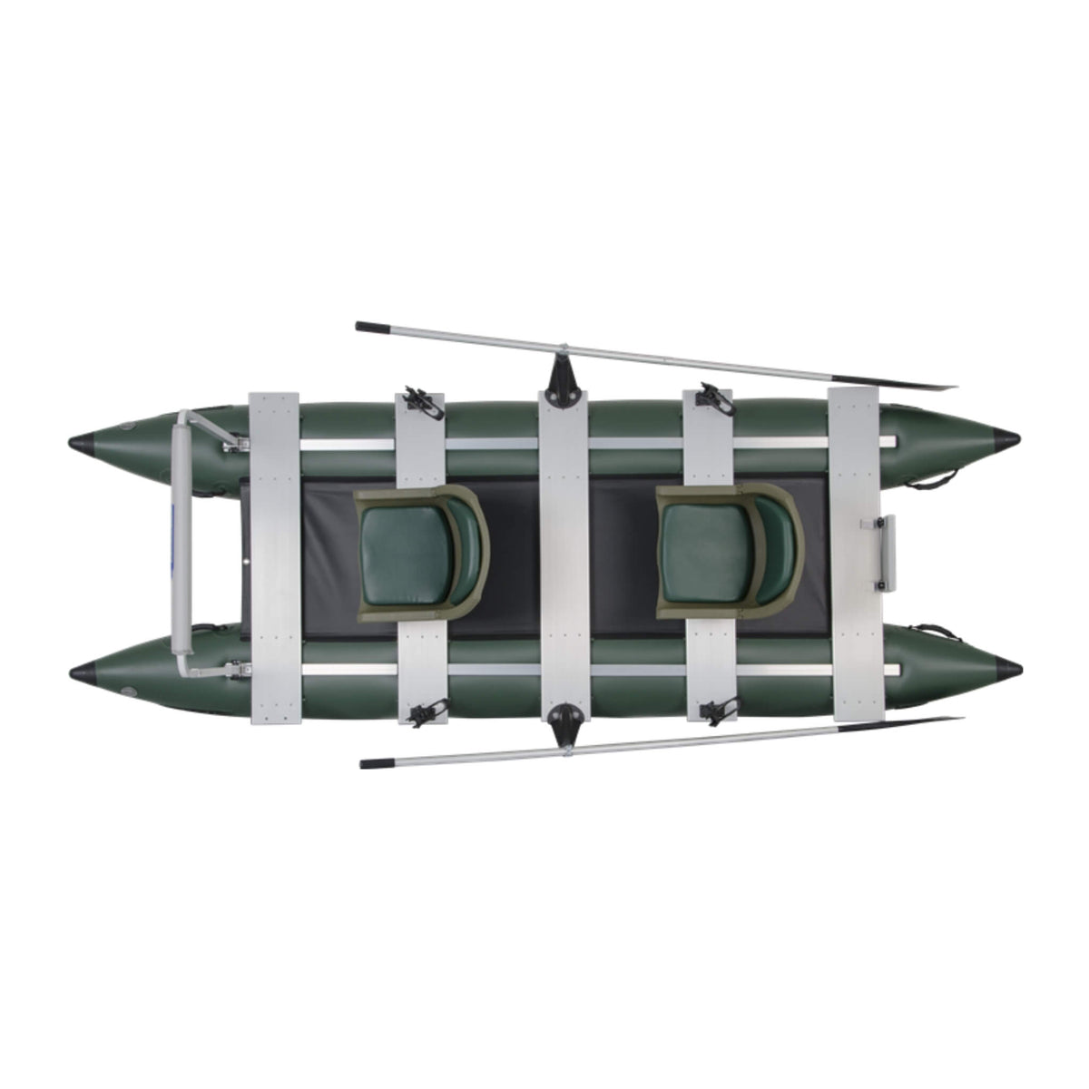Sea Eagle 375Fc Foldcat 2 Persons Inflatable Fishing Lightweight Pontoon Boat 375Fc Top View Sak34652