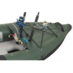 Sea Eagle 385Fta Fasttrack 2 Persons Angler Inflatable Hunter Green Fishing Kayak 12Ft 385Fta Rear Spray Skirts Sak80139