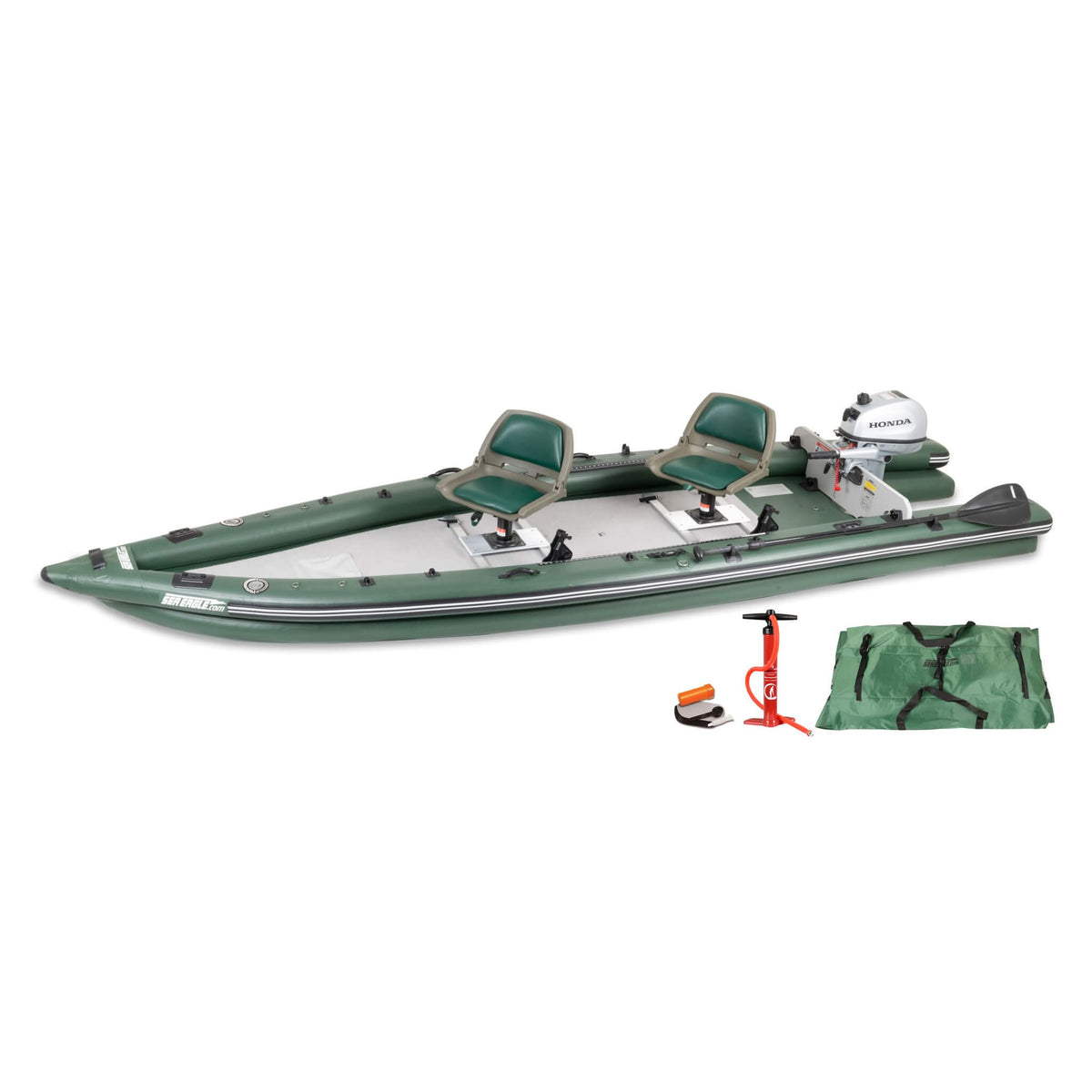 Sea Eagle Boats Fsk16K Fishskiff Inflatable Fishing Boat 16Ft Sak57351 Honda Motor Package