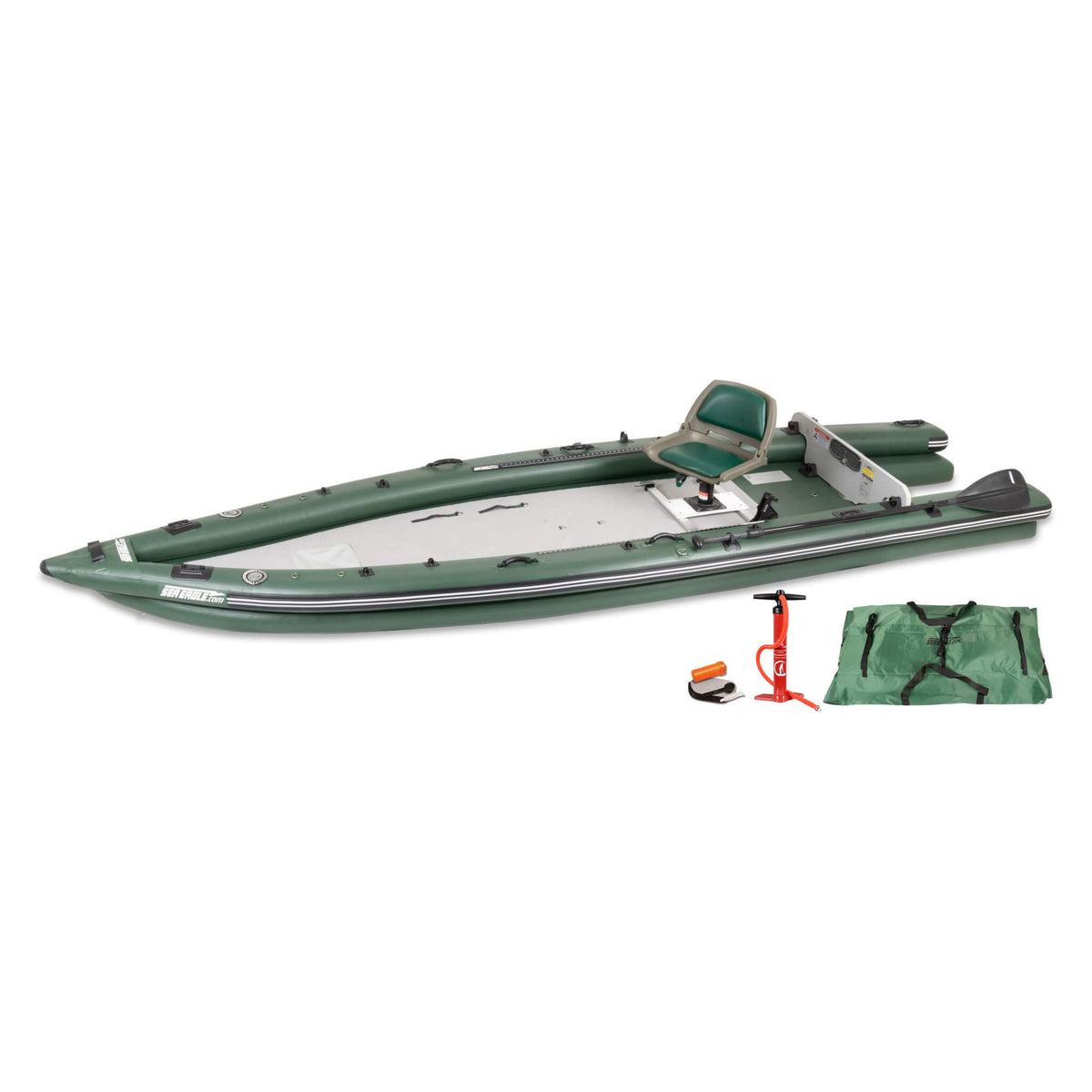 Sea Eagle Boats Fsk16K Fishskiff Inflatable Fishing Boat 16Ft Sak57351 Solo Startup Package
