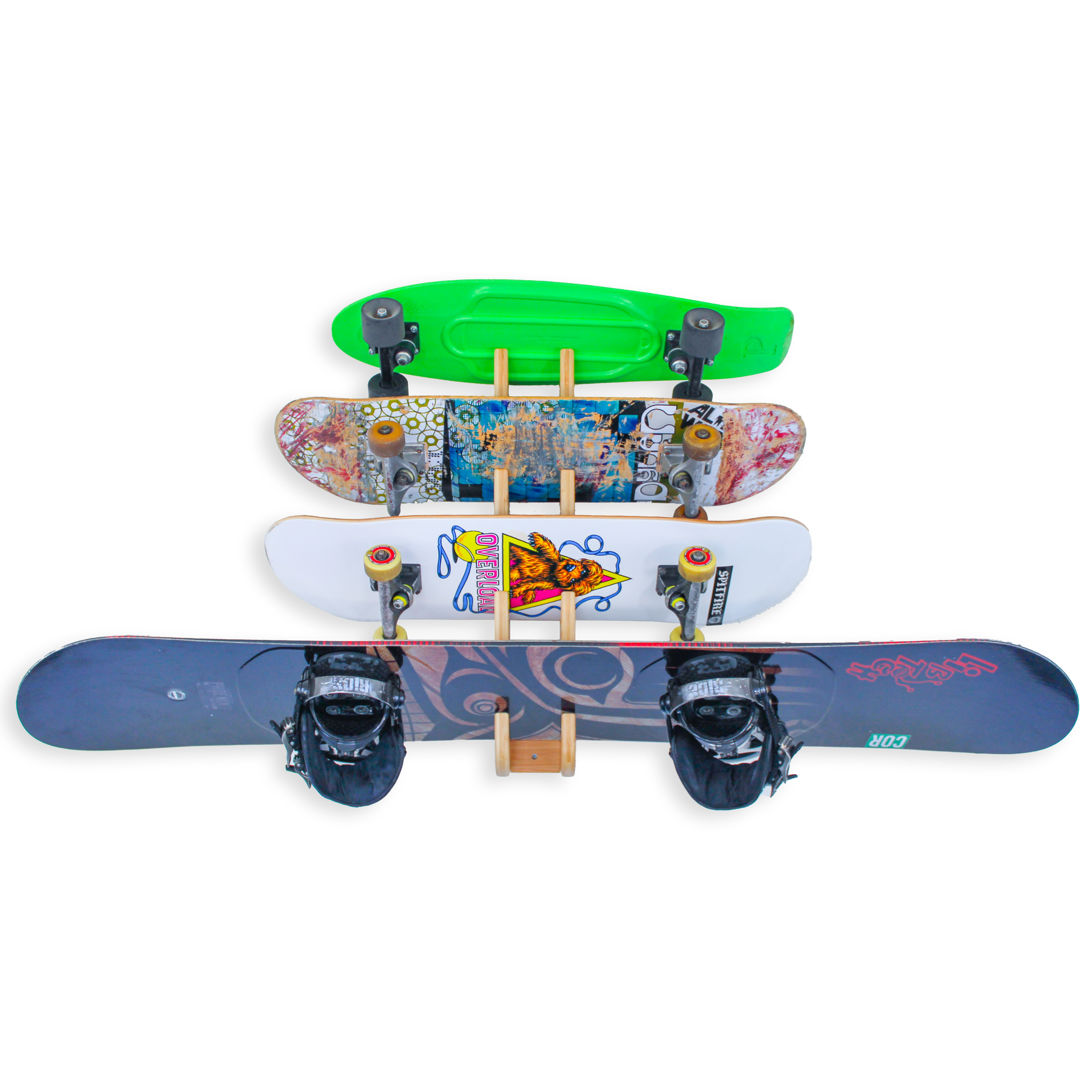 Skateboard Snowboard 4 Rack