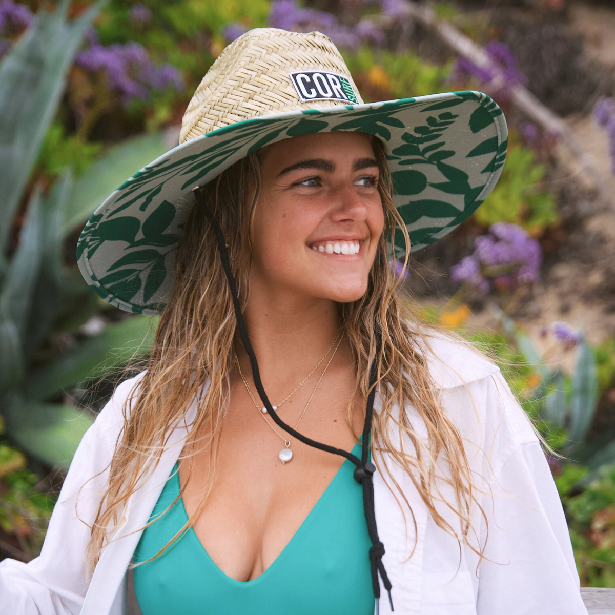 Straw Sun Beach Hat Women Lifeguard Corsurf Kailua