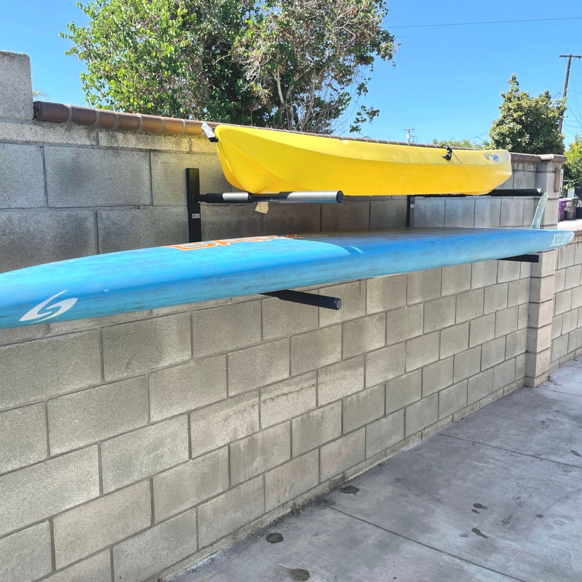 Double Sup Longboard Paddleboard Wall Storage Rack 5