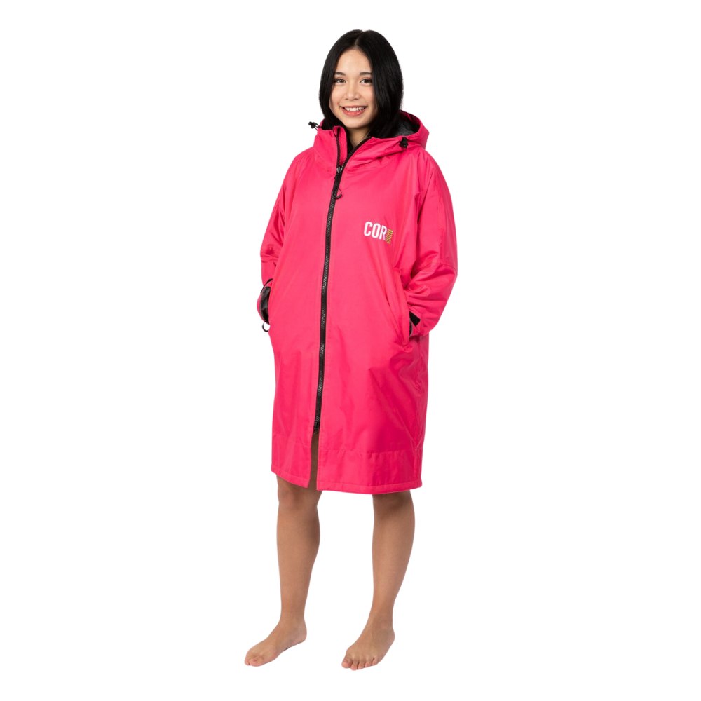 Swim Parka Coat Jacket Youth Kids Adult Girls Xs Pink