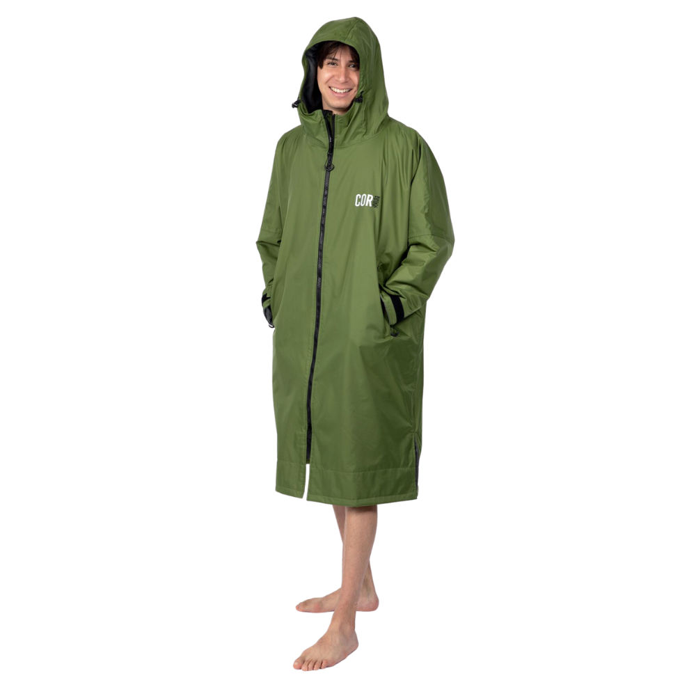 Swim Parka Jacket Green Medium Main
