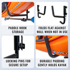 Ozarks Swivel Kayak Rack Holds 100 Lbs 7