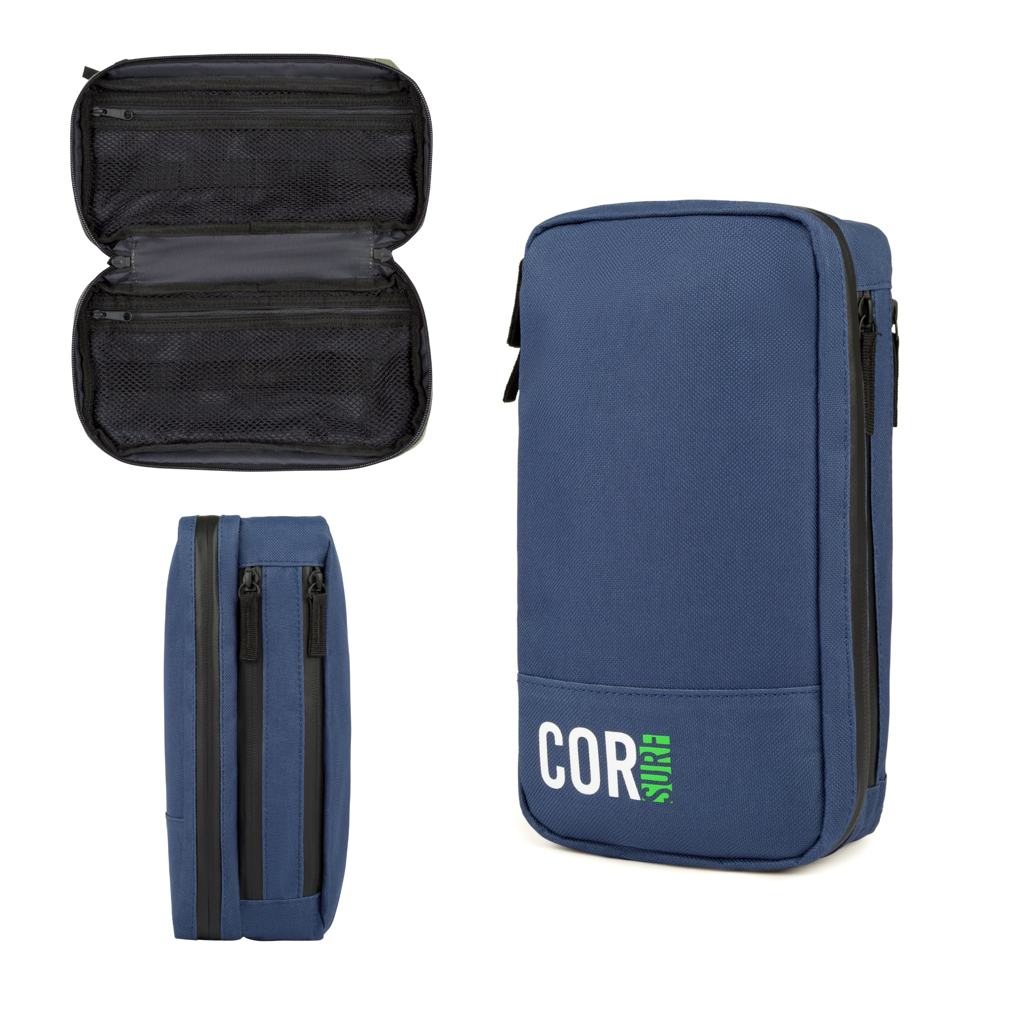 Travel Toiletry Bag Dopp Kit Blue Main