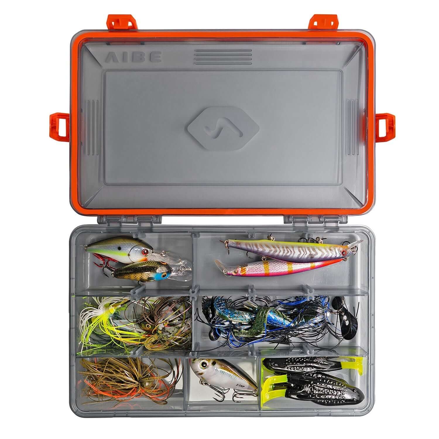 Vibe Waterproof 4 Clasp Tackle Tray 2 Pk 601762