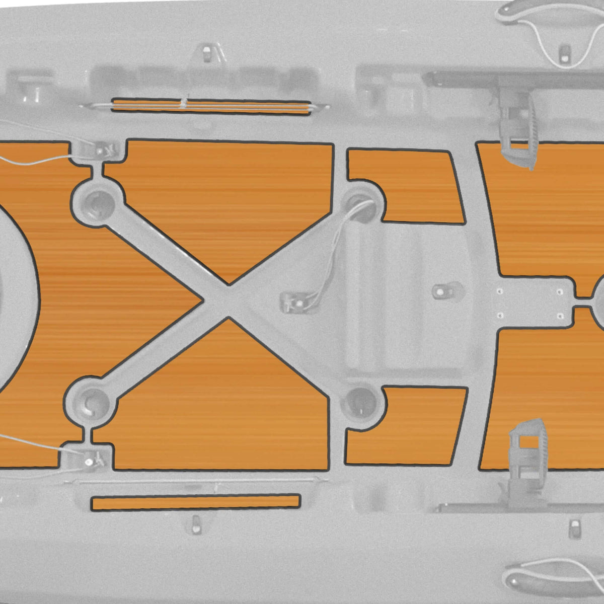 Yellowfin 130T Premium Deck Padding 689038