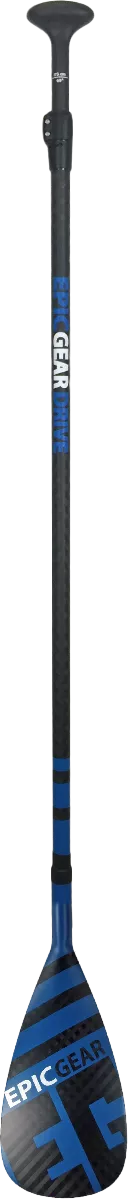 Epic Gear Drive Full 10K Carbon Adjustable Paddle Blue