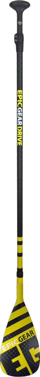 Epic Gear Drive Full 10K Carbon Adjustable Paddle Yellow