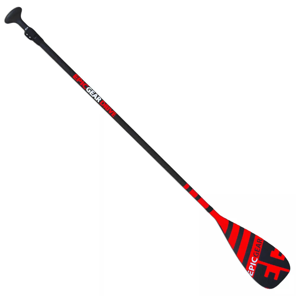 Epic Gear V Drive Full Carbon Adjustable Sup Paddle Red