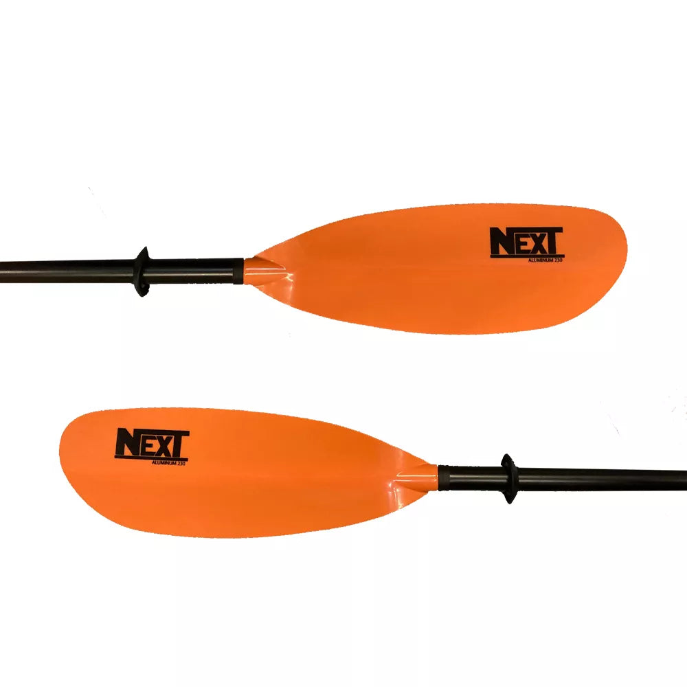 Next Aluminum Economy Two Piece Kayak Paddle 230Cm Orange