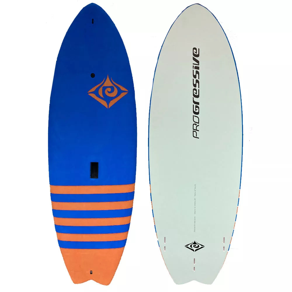 Progressive Soft Top Fish Tail Board 5 6 05 06 Orange