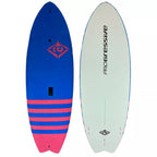 Progressive Soft Top Fish Tail Board 5'6" 05'06" Pink