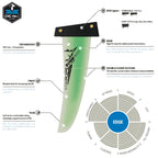 Select Fins Edge G10 Freeride/Freeslalom Fin 31cm Powerbox